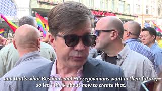 Bosnia's First LGBT Parade Marches Through Sarajevo