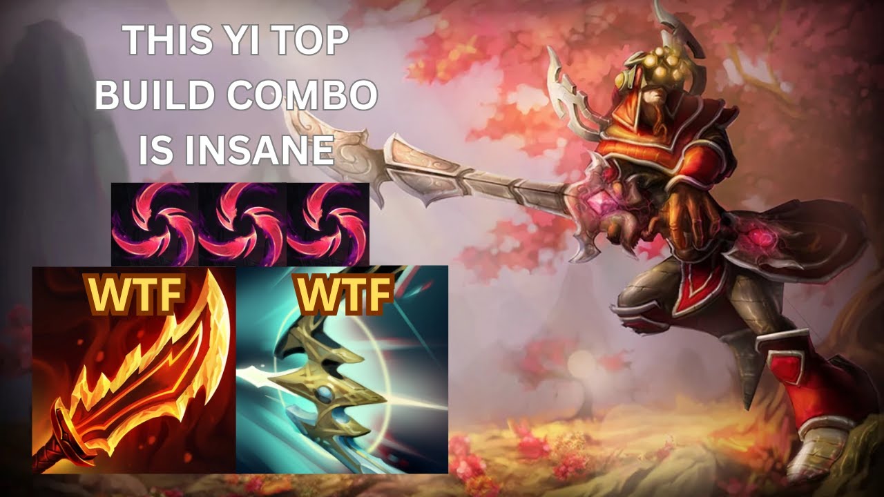 THIS MASTER YI TOP BUILD COMBO IS INSANE IN SEASON 16
