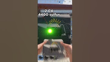How much C4 it takes to raid all doors in rust #rust #rustgame