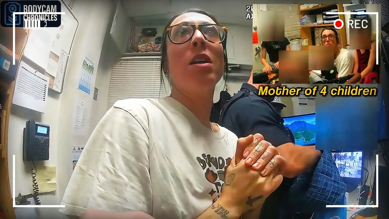 Caught On Bodycam Police — Mother of Four Caught Stealing: The Reason ...