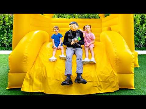 Alex and his friends make friends with a grumpy neighbor 😊 Kids' stories