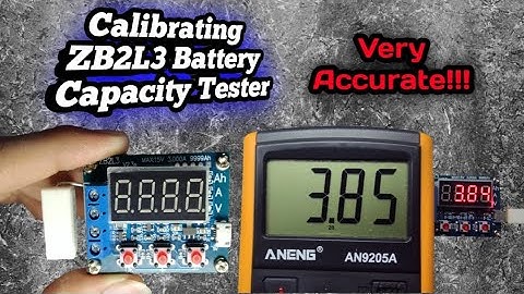 How to Calibrate ZB2L3 Battery Capacity Tester Module #electronics #diy #battery