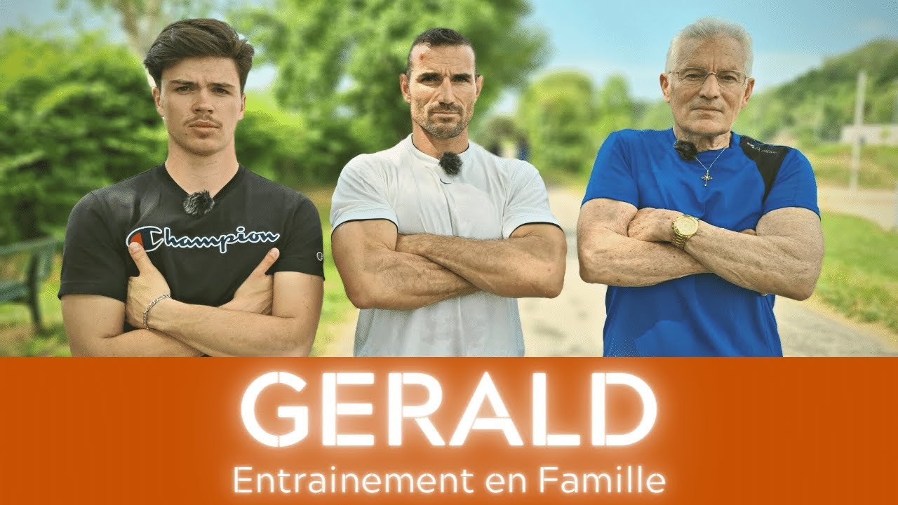 Gérald Michiara avec son père de 83 ans