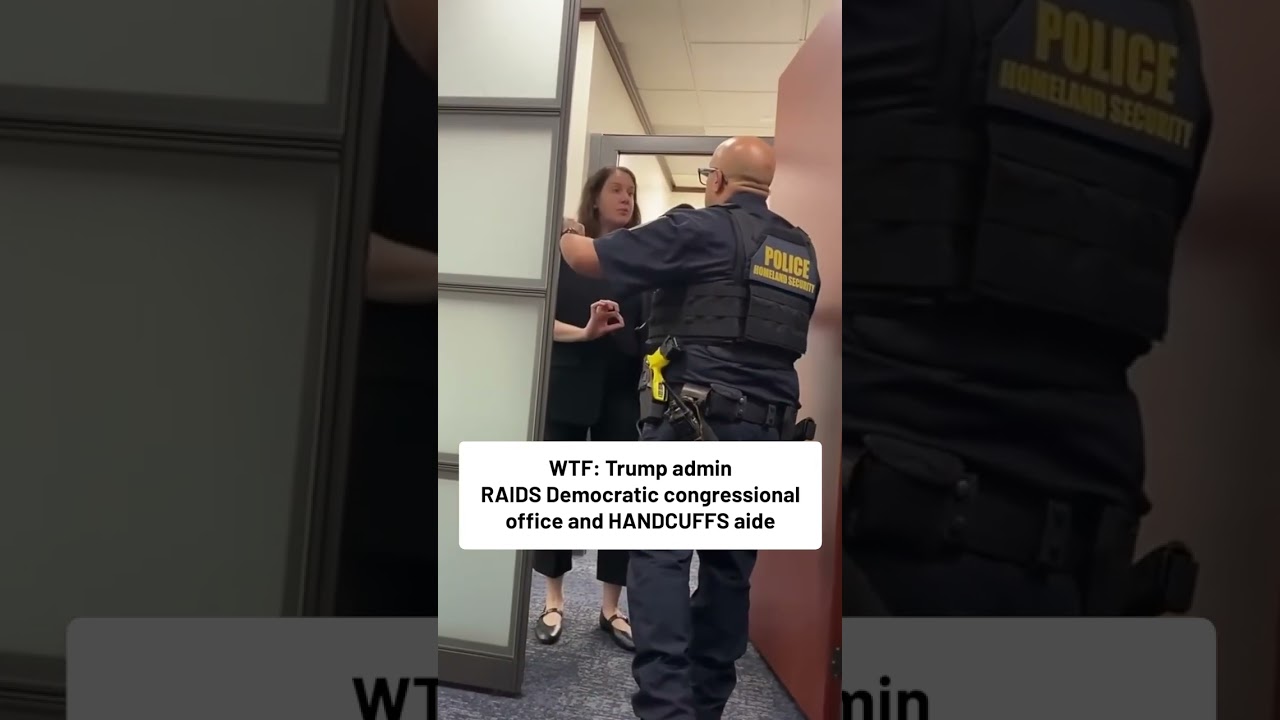 WTF: Trump admin RAIDS Democratic congressional office and HANDCUFFS aide