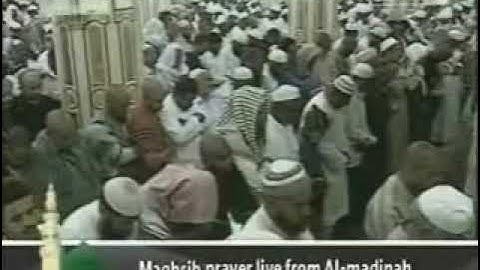 سورة الطارق و التين - صلاة المغرب من المسجد النبوي 16-01-1432 - لفضيلة الشيخ علي الحذيفي