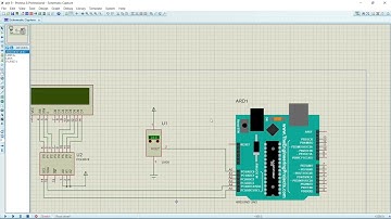 Simulasi Sensor Suhu LM35 dengan Modul LCD 16x2
