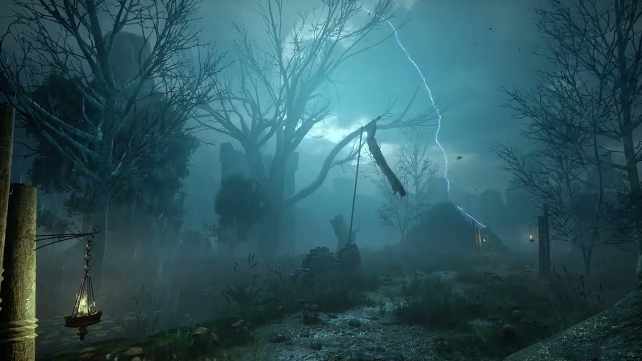 1 Hour of Rain & Forest Sounds | DRAGON AGE | The Fallow Mire