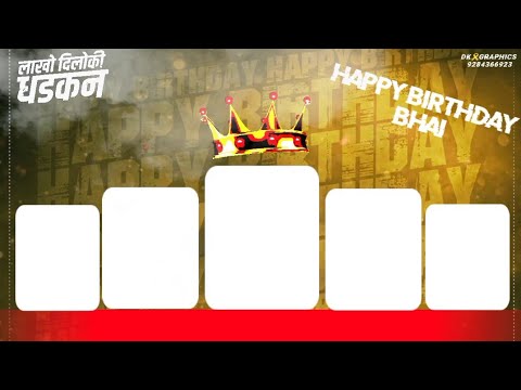 birthday coming soon background video effects/ happy birthday video banner/ background  banner status - YouTube
