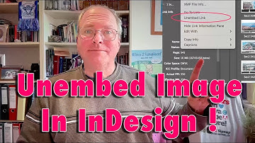 How to Unembed an Image in InDesign