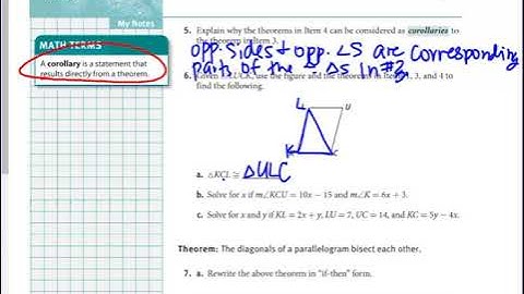 SpringBoard Geometry Unit 2 Lesson 15-3