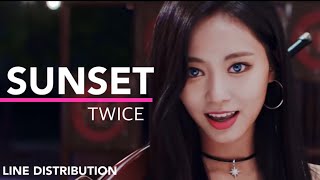 Sunset Twice Line Distribution