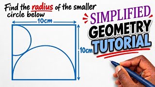 Circle Geometry Challenge || Learn This Solution Step-by-step 