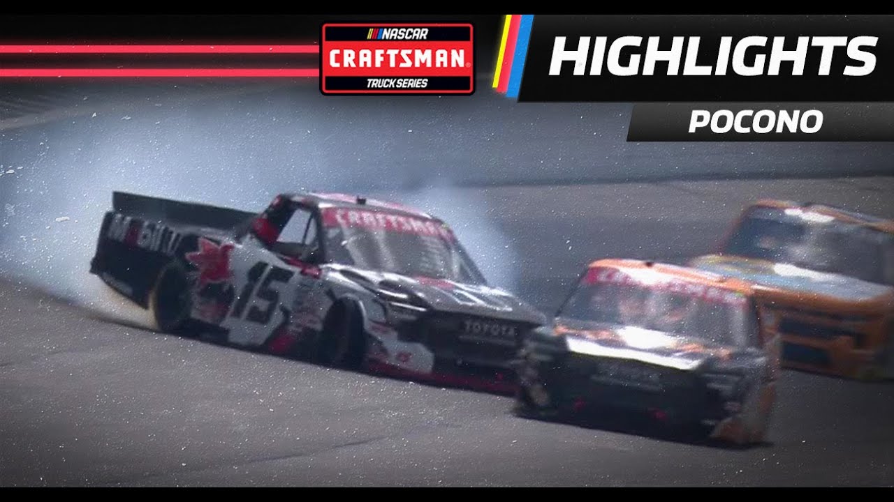 Pocono race ends on Lap 4 for Tanner Gray after hard contact