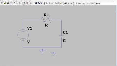 Schematic Drawing Using Lt spice