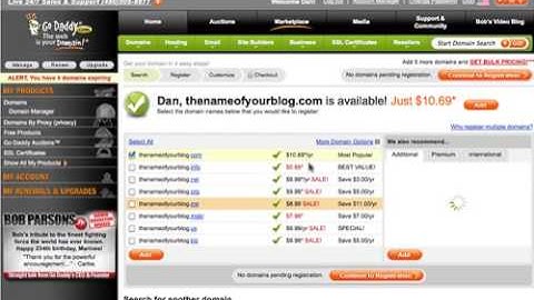 Step 1: Register Domain Name With GoDaddy