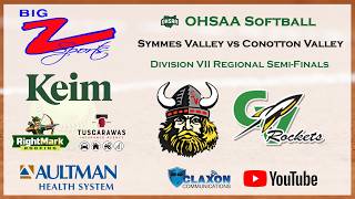 Symmes Valley vs Conotton Valley - OHSAA Division VII Regional Semi-Final Softball from BIG Z Sports