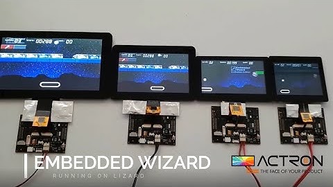 Embedded Wizard running on Lizard