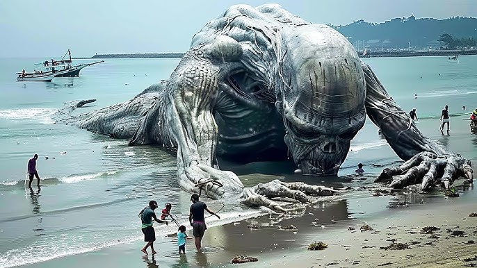 Scientists Stumped! Creature Of EXTRATERRESTRIAL Origin Found On A Beach In Indonesia! - YouTube