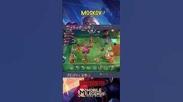 SUPER MOSKOV ATTACK SPEED | MAGIC CHESS MOBILE LEGENDS #shorts #moskov #hypermoskov #3starmoskov