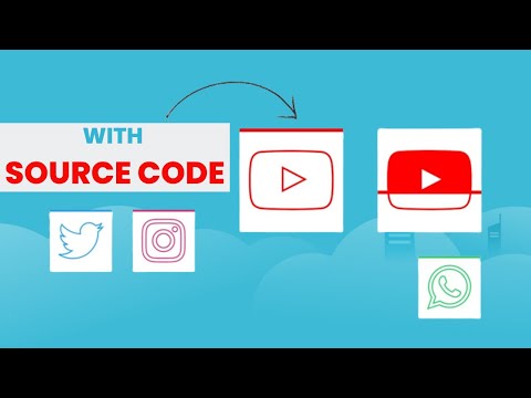 Icon Hover Animation Effect Html CSS only | with Source Code