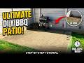How to Build the Perfect BBQ Patio | Complete Paver Guide &amp; Timelapse, Verlegung von Pflastersteinen