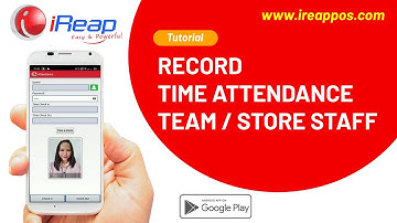 Record Time Attendace Team or Store Staff in IREAP POS Pro