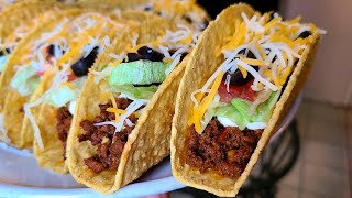 Crispy Supreme Beef Tacos