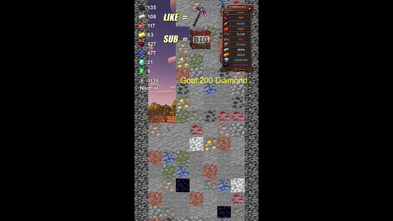 🔴 Falling Pickaxe LIVE💣 #shorts