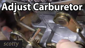 How To Adjust A Carburetor On Your Car