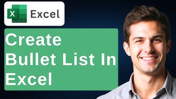 How To Create A Bullet List In Microsoft Excel [2025 Guide]