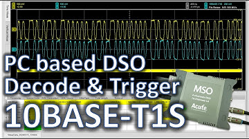 10BASE-T1S Decode & Trigger - MSO3124V Mixed Signal Oscilloscope - Acute Technology Inc.