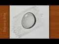 Easy 3D drawing for beginners | Water drops drawing | Bajrang arts | Pencil drawing | Chitr