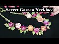 Creating A Secret Garden Necklace with polymer Clay Beads , Jewelry Tutorial