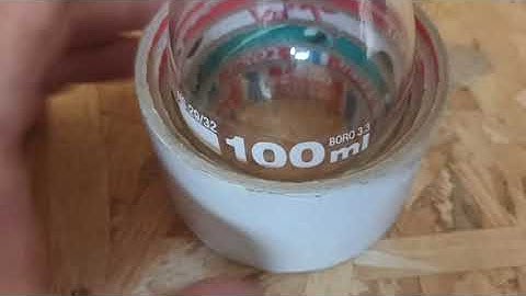 Make a round-bottom flask ring stand out of empty tape roll cores