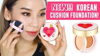 New 2 in 1 Korean Cushion Foundation! Tina Tries It