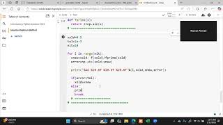Solving a nonlinear equation by Newton Raphson method python