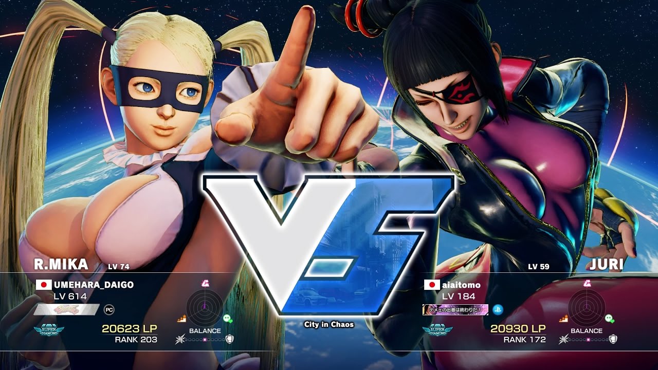 Sfv Sf5 スト5 ストリートファイター5 上位ランカーバトル 世界172位ジュリvs世界3位ミカ ランクマッチ3試合 Street Fighter V Juri Vs R Mika Youtube