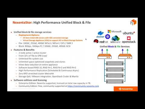 Getting to Know NexentaStor and NexentaFusion Webinar