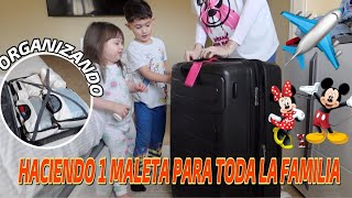 HACIENDO MALETAS PARA TODA LA FAMILIA ⎪VAMOS A DISNEY WORLD