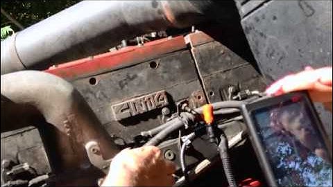 N14 Cummins Engine Video of ECM Sensors