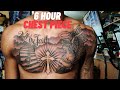 GETTING MY CHEST PIECE//6 Hour Tattoo Appointment