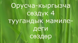 Орусча-кыргызча сөздүк 4