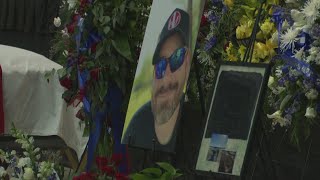 'He went on to be with Jesus.' | Funeral held for fallen Cameron police officer