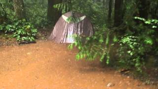 Rainstorm while camping at Taylor Arm, Sproat Lake - August 29 2015