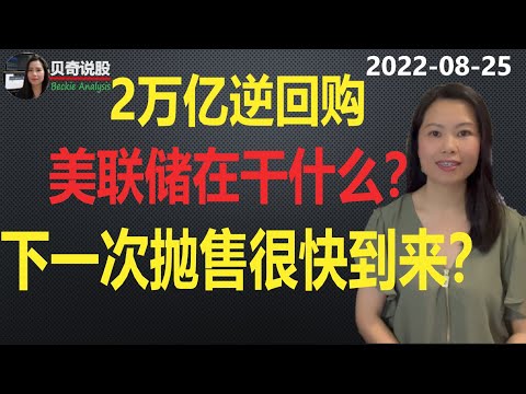 ２万亿逆回购！美联储又在干什么？下一次大规模抛售很快就要到来？我被重重打脸了， 好痛！｜贝奇说股20220825