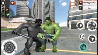 Flying Incredible Monster Hero Battle | Monster Destroy Helicopter by Tank - Android GamePlay screenshot 5