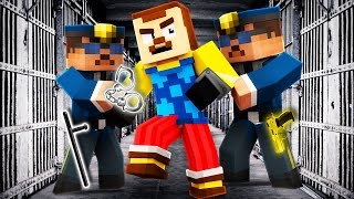 Minecraft - HELLO NEIGHBOR - NEIGHBOR GOES TO PRISON?