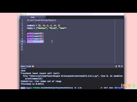 Beginning Python: Introduction to Lists | packtpub.com