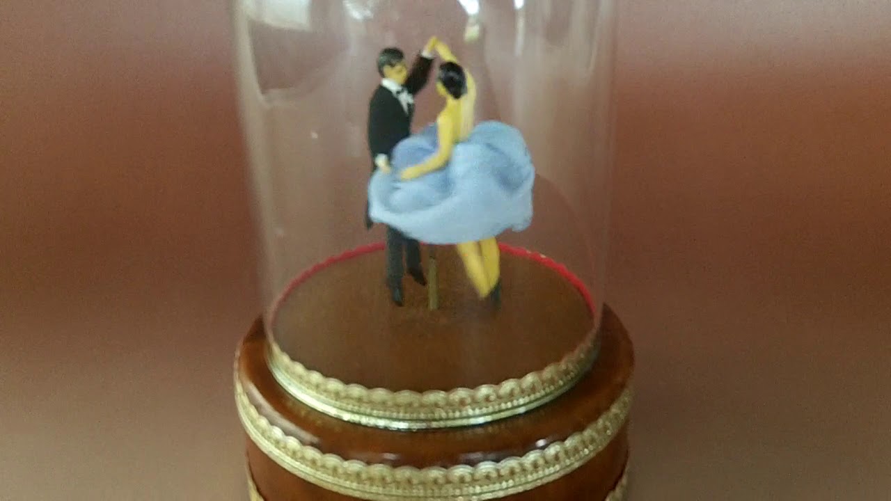 Vintage Reuge Dancing Couple Music Box YouTube