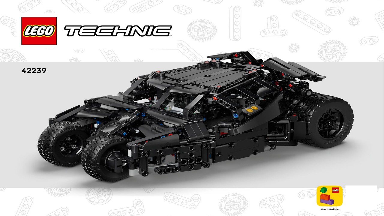 Batmobile Tumbler LEGO instructions
